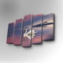 Wallity Cuadro Decorativo en Lienzo 5 Piezas Multicolor 5PUC-040